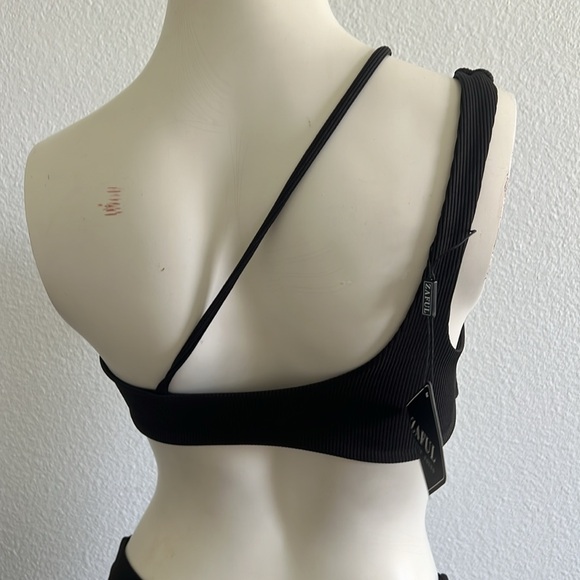 Zaful black Biko set swimsuit ribbed - Picture 11 of 12
